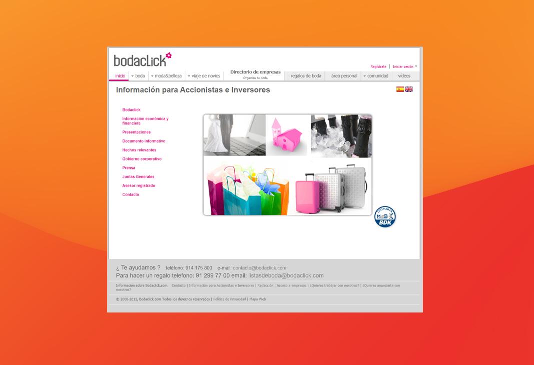 Investor and shareholder website